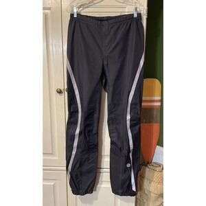 Novara Cycling Reflective Rain Waterproof Pants Men M Black Nylon